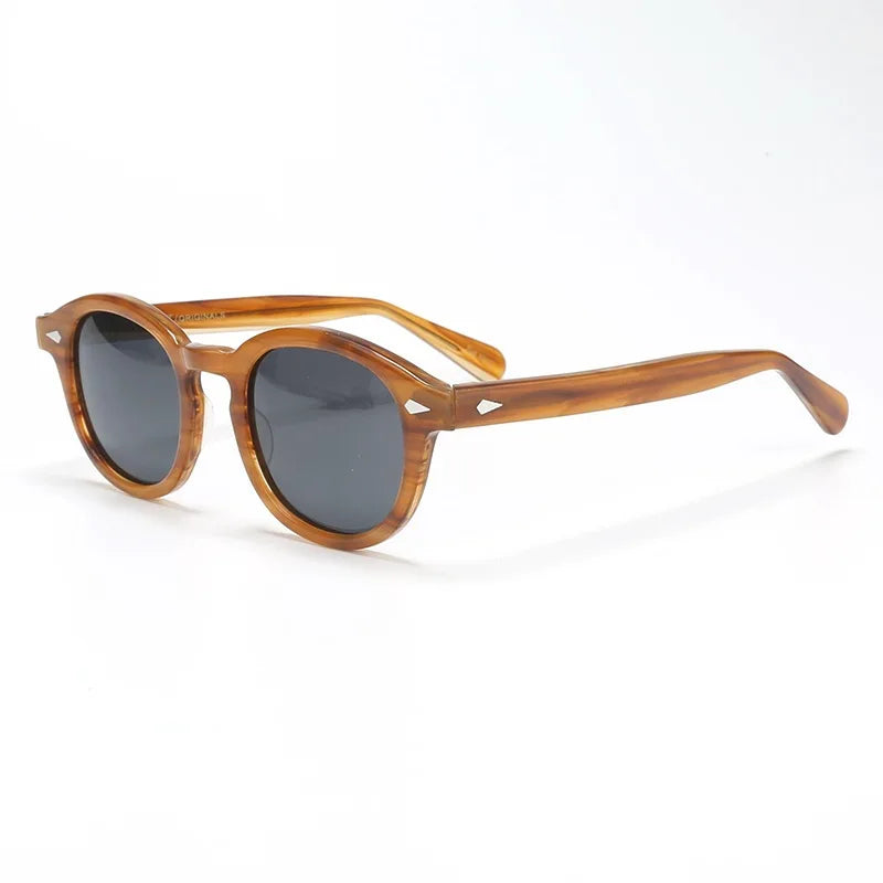 Lemtosh Sunglasses Man Johnny Depp Polarized Sun Glasses Woman Luxury Brand Vintage Acetate Frame Driver's Shade