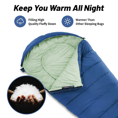 Naturehike Camping Sleeping Bag Ultralight Waterproof Mummy 4 Season Backpacking Sleeping Bags Outdoor Travel Hiking
