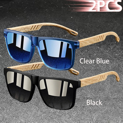 Fashion Vintage Square Square Frame Sunglasses Men Women Fishing Driving Man Luxury Brand Designer Sun Glasses  Eyewear