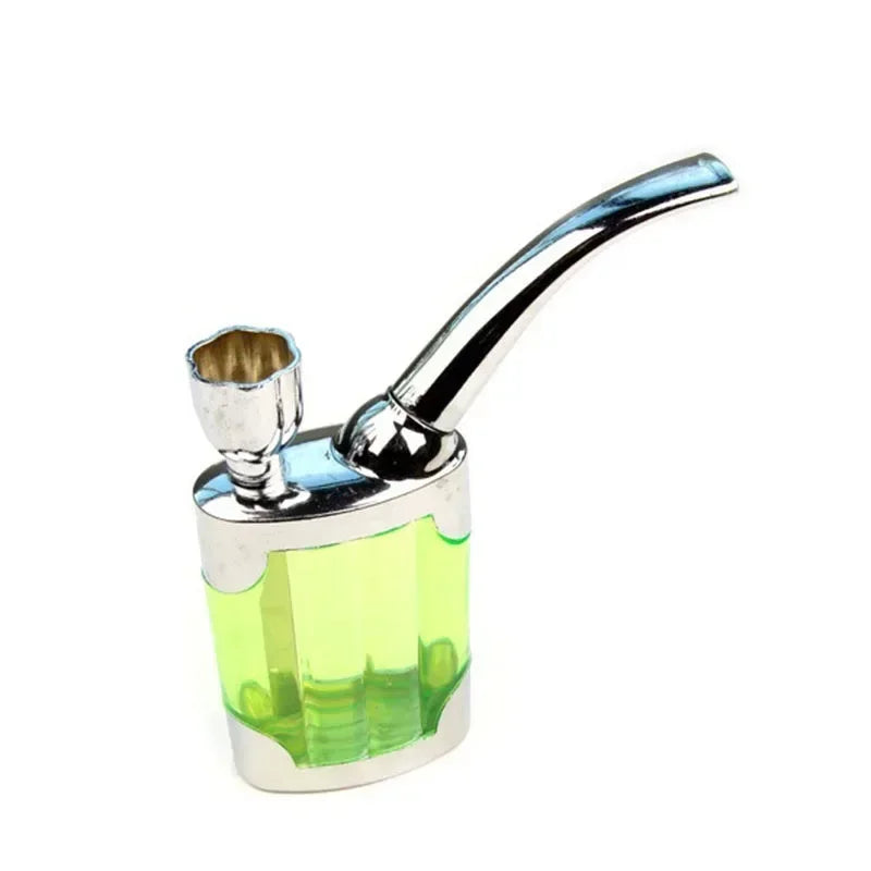 Complete set Cleanable Acrylic Smoking Pipe Fashion Microfilter Tobacco Pipe Circulation Reduce Tar Smoke filter Cigarette Tool