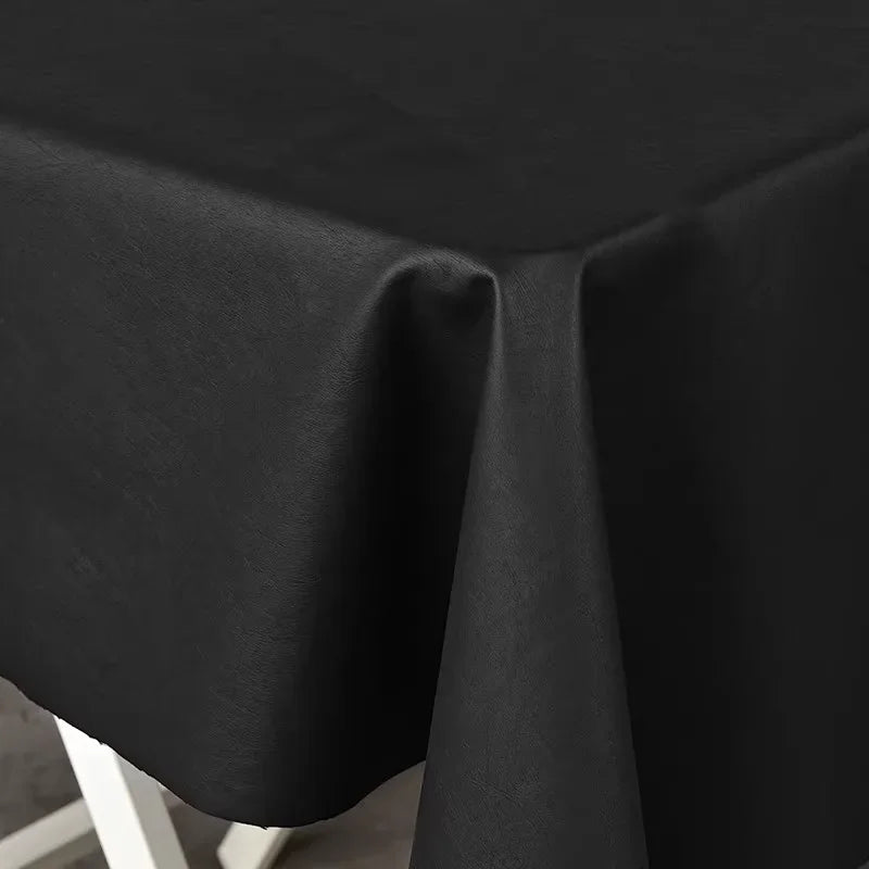 Faux Leather Fabric Retro PU Leather Matte Dark Black Designer Fabric Wholesale Cloth Diy Sewing Fabric Material