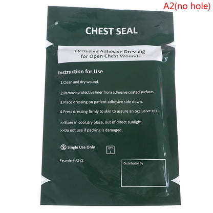 Outdoor Disposable Safety First Aid Supplies North American Rescue Hyfin Chest Seal Medical Chest Seal Vented