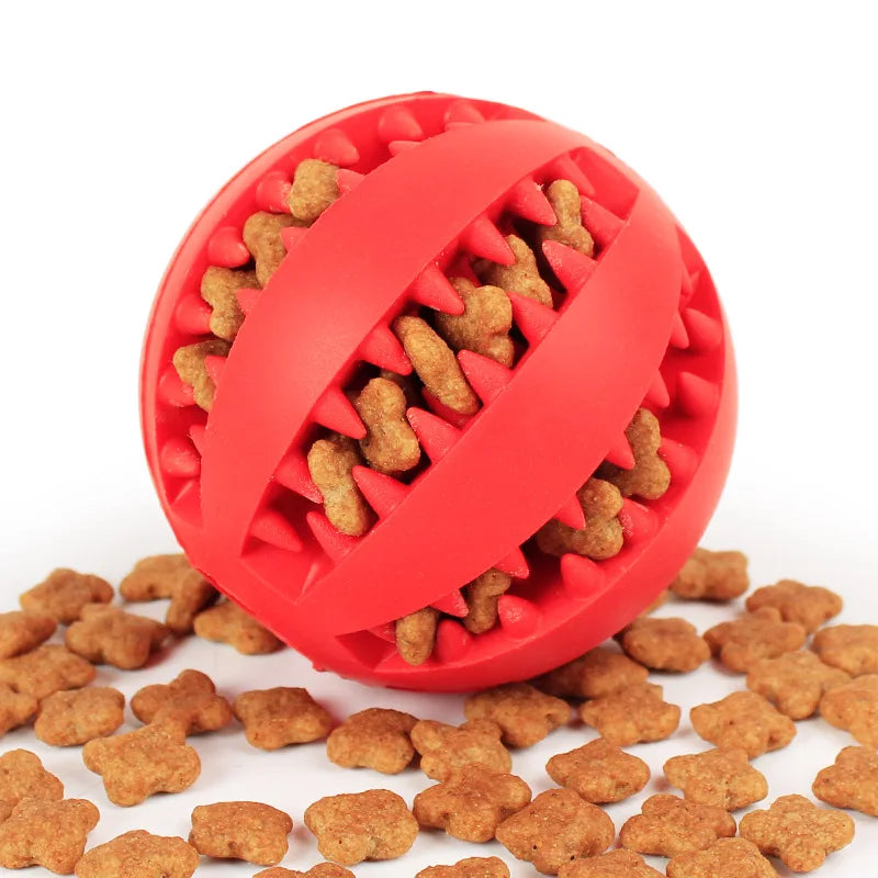 Silicone Pet Dog Toy Ball Interactive Bite-resistant Chew Toy for Small Dogs Tooth Cleaning Elasticity Ball Pet Products 5cm