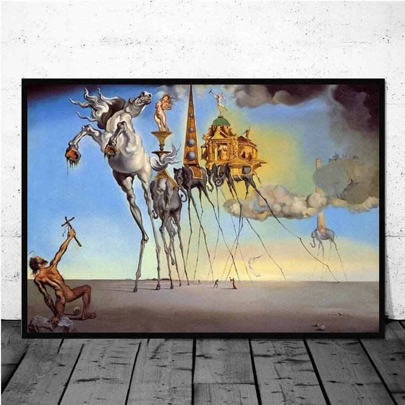 Surrealism Canvas Paintings By Salvador Dali Famous Wall Art Posters and Prints Wall Pictures for Living Room Home Decor