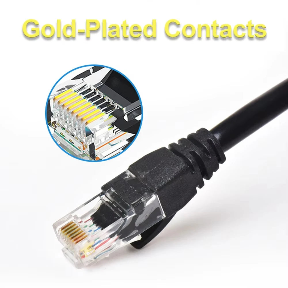 CAT6 Rj45 Ethernet Cable UTP 1000Mbps Network Cord LAN Wire Internet Lead Cord Router Computer Cable