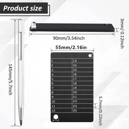 2 encrypted wallets and 1 metal plate marker pen, the cryptocurrency wallet is used for hardware cold backup seed storage, suita