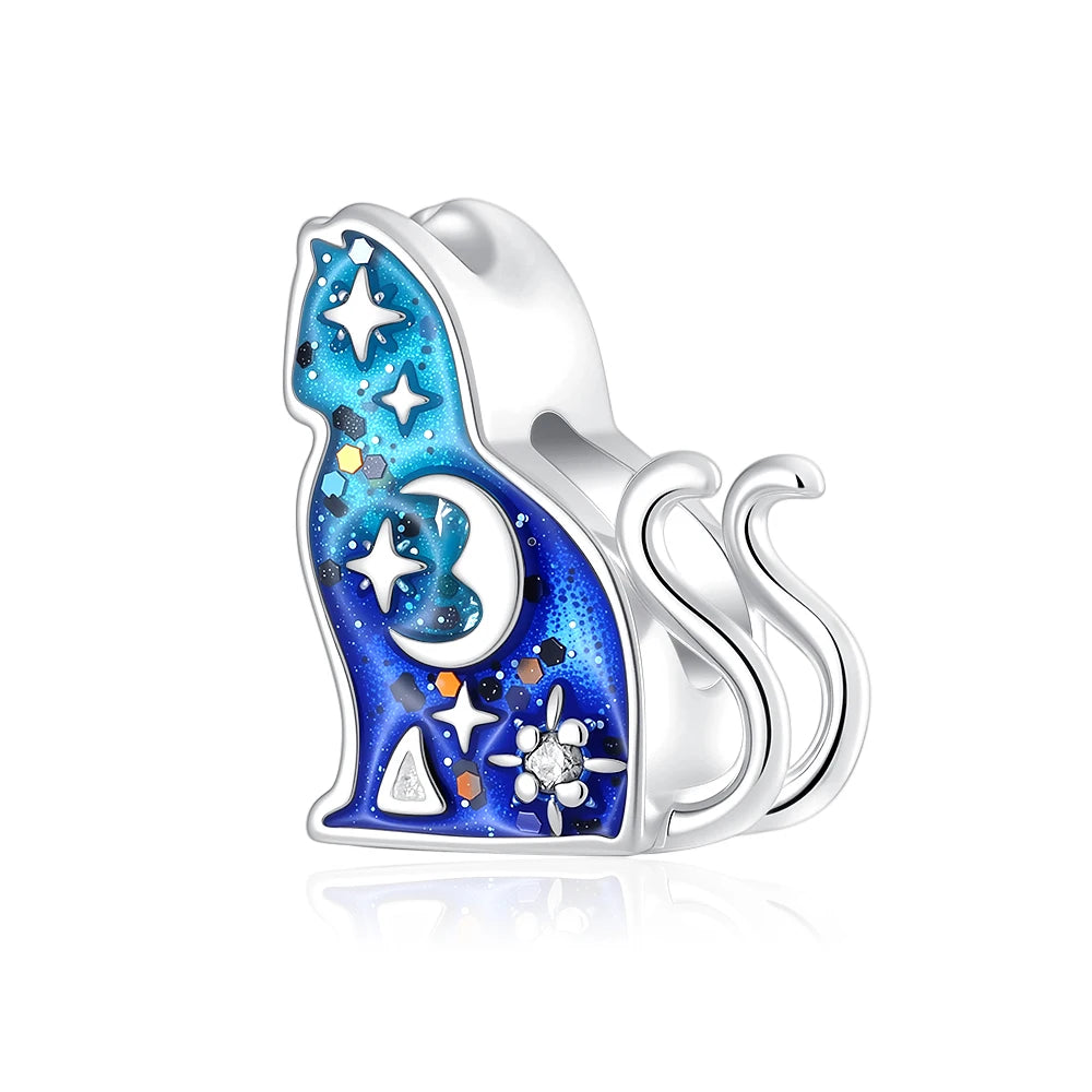 Blue Ocean Turtle Octopus Ship Talisman 925 Silver Beads, Suitable for Original Bracelets DIY Jewelry Women's Accessories Gifts