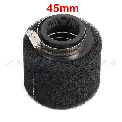 45mm Angled Foam Air Filter For 150cc 160cc 200cc 250cc CRF50 CRF70 CRF110 KLX BBR TTR Pit Dirt Bike ATV Quad Motorcycle