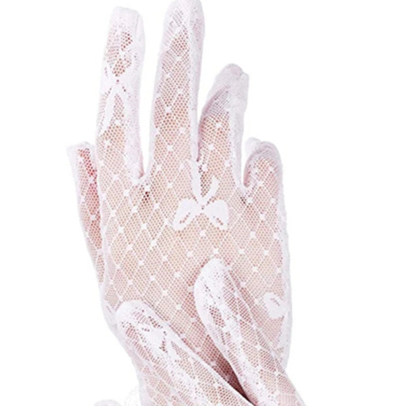DXAA Short Lace Gloves Tea Party Gloves Women Lace Gloves Bridal Wrist Gloves gloves Banquet Gloves Dance Gloves