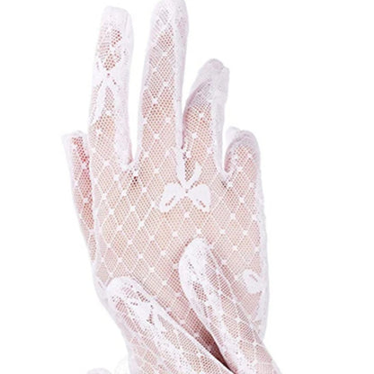 DXAA Short Lace Gloves Tea Party Gloves Women Lace Gloves Bridal Wrist Gloves gloves Banquet Gloves Dance Gloves