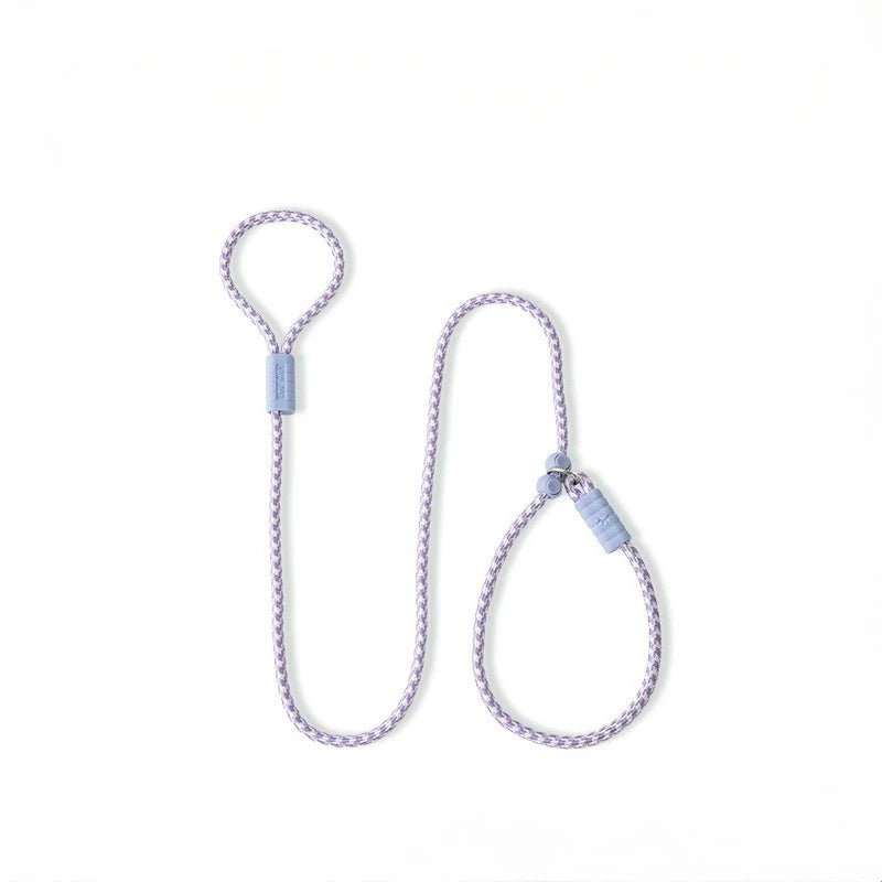 Pet Dog Training Round Rope Light Weight Nylon P Chain Collar Adjustable for Small Medium Dogs Walking Leash Pet Supplies