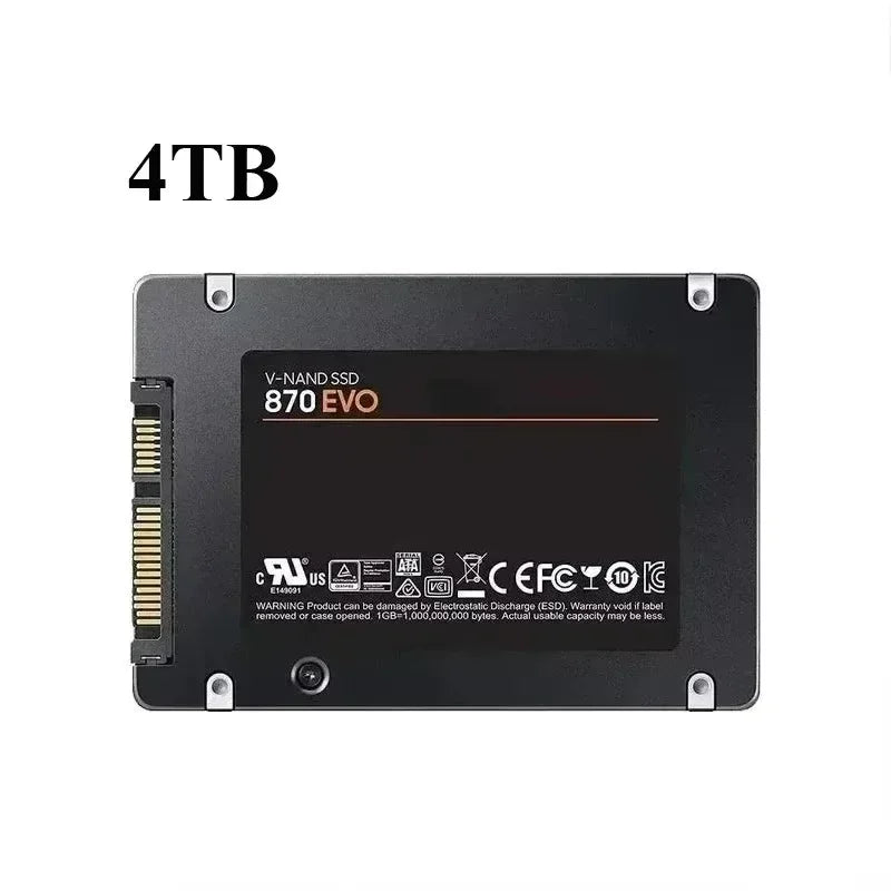 Lenovo 4TB Solid State Disk SSD 870 EVO 1TB 2TB Internal HDD Hard Drive Sata3 2.5 Inch For Laptop Microcomputer DesktopLenovo