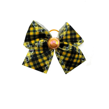 50/100pcs Small Dog Grooming Bows Pearl Plaid Style Pet Dog Hair Bows Rubber Bands Dog Hair Accessories Pet Supplies for Dogs