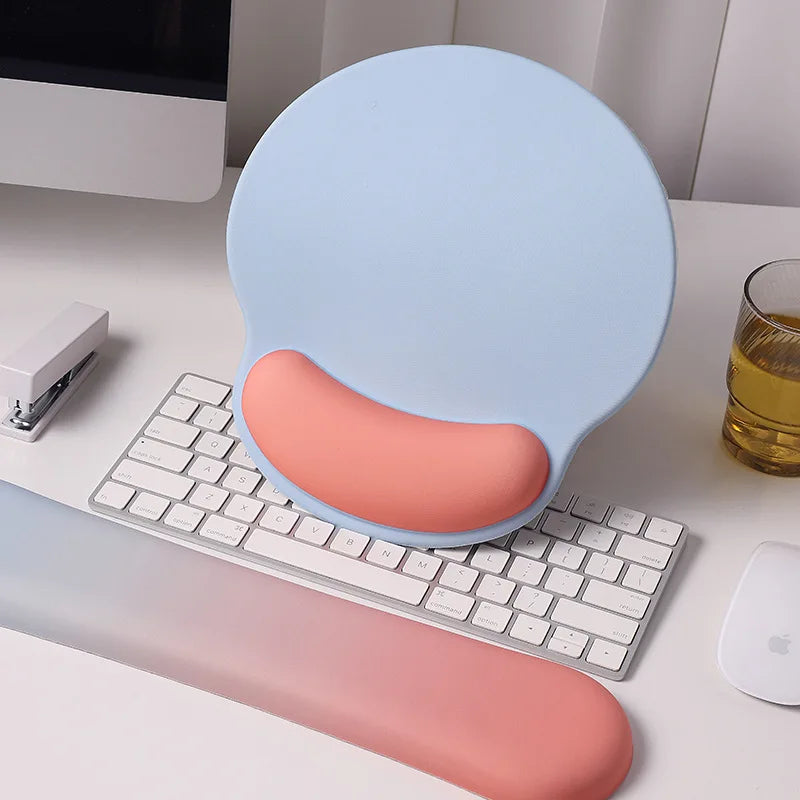 Mouse Pad Comfortable Wrist Support Non Slip Mice Mat Soft Mousepad Wrist Support Computer Silicone mouse pad