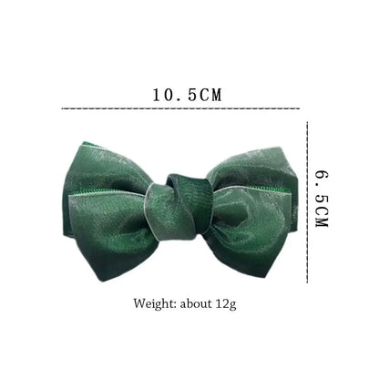 1 Pc Accessories High Heel Gauze Removable Charm Buckle Shiny Clips Shoe Decorations Clip Bow Ribbon
