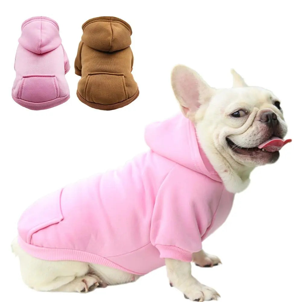 Pet Dog Clothes For Winter Clothing Warm Clothing for Chihuahua Coat Puppy Outfit Pet Clothes for French Bulldog Hoodies