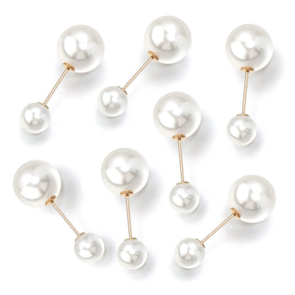 10pcs Imitation Pearl Brooch Pins 38/54/73mm Beige Double Pearl Safety Pins For Jewelry Making Party DIY Clothing Accessories