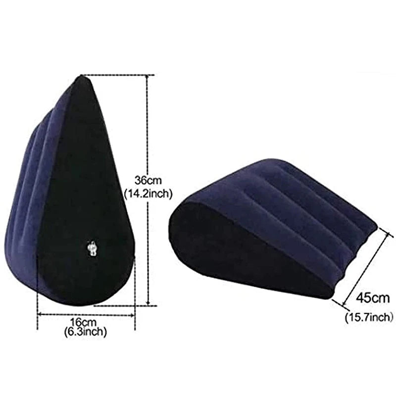 Inflatable Pillow Flocking Love Position Cushione Bed Wedge Furniture Sofa Night Games Couples Aid Pillows Husband And Wife