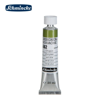 Germany Schmincke Designer Gouache Paint Tube 20ml Opaque Gouache Paint Professional Artist 48 Colors Drawing Art Supplies Cute