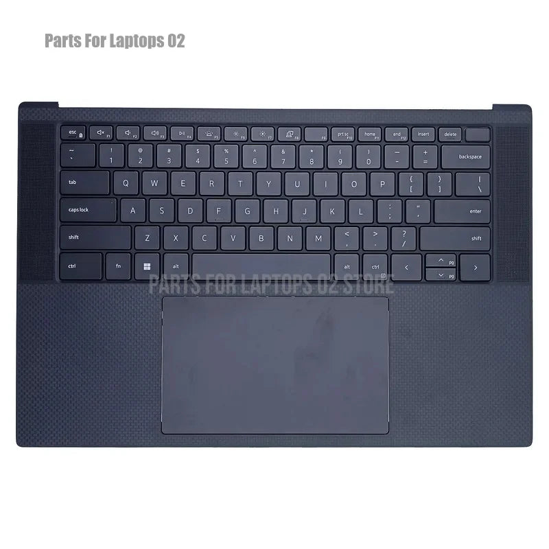 D+05Y9T0 070KPW Laptop Top Case Upper Palmrest Case W/ Backlit Keyboard Touchpad Antenna for Dell XPS 15 9510 9500