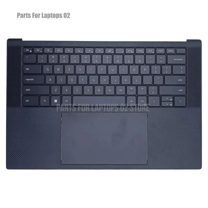 D+05Y9T0 070KPW Laptop Top Case Upper Palmrest Case W/ Backlit Keyboard Touchpad Antenna for Dell XPS 15 9510 9500