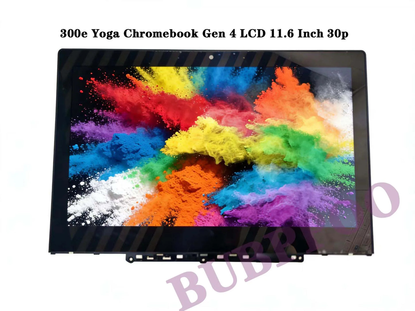 5D11C95908 5D11C95909 11.6" HD for Lenovo 300e Yoga Chromebook Gen 4 LCD Touch Screen Digitizer Assembly 30Pin