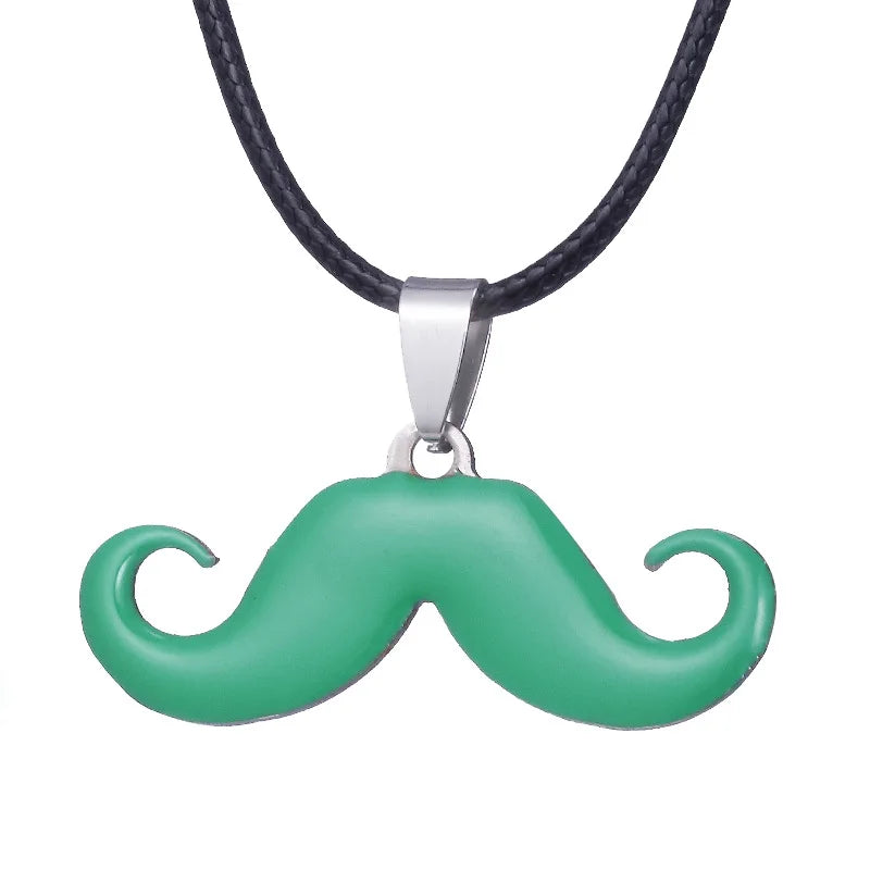 Hot Sale Stainless Steel Cute Classic Beard Pendant Necklace for Women Fashion Accessories Y2K Jewelry Party Gift Daily Wear