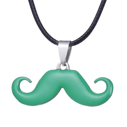 Hot Sale Stainless Steel Cute Classic Beard Pendant Necklace for Women Fashion Accessories Y2K Jewelry Party Gift Daily Wear