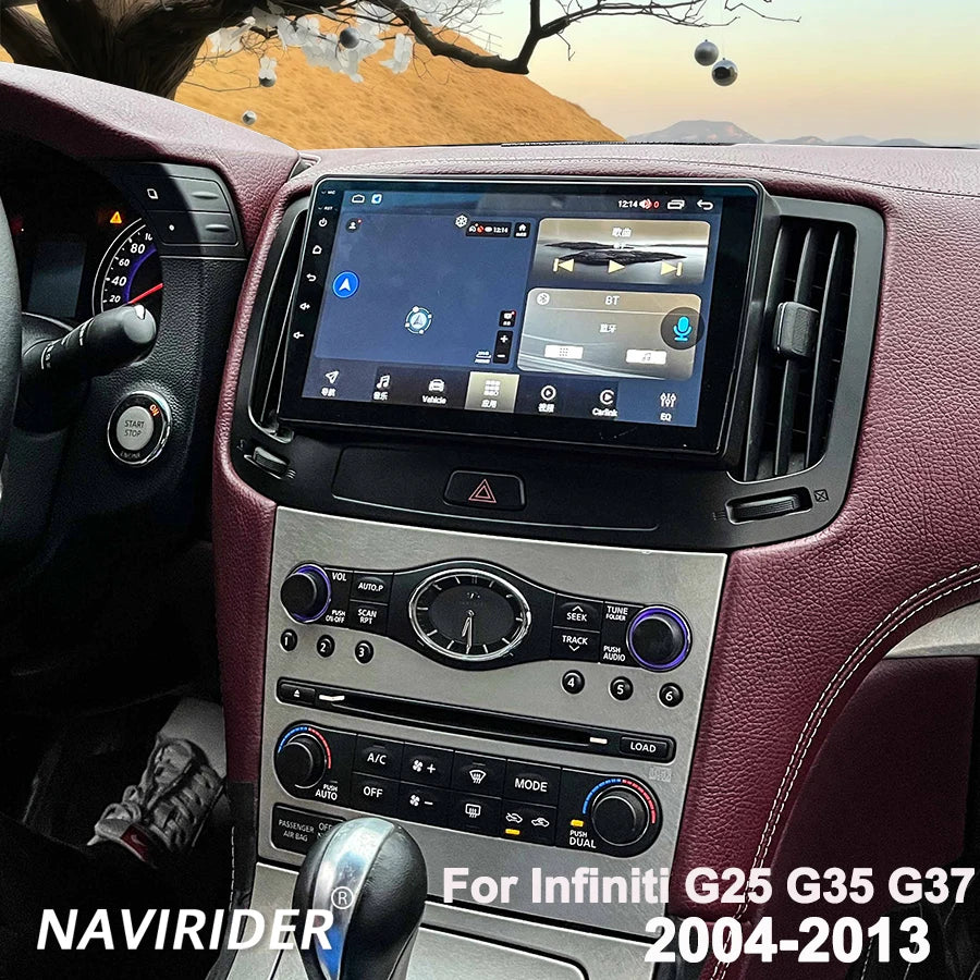 Yes Car Radio 9‘’ For Infiniti G25 G35 G37 2004-2013  Android 15 GPS Navigation Auto Stereo Multimedia Player Head Unit CarPlay