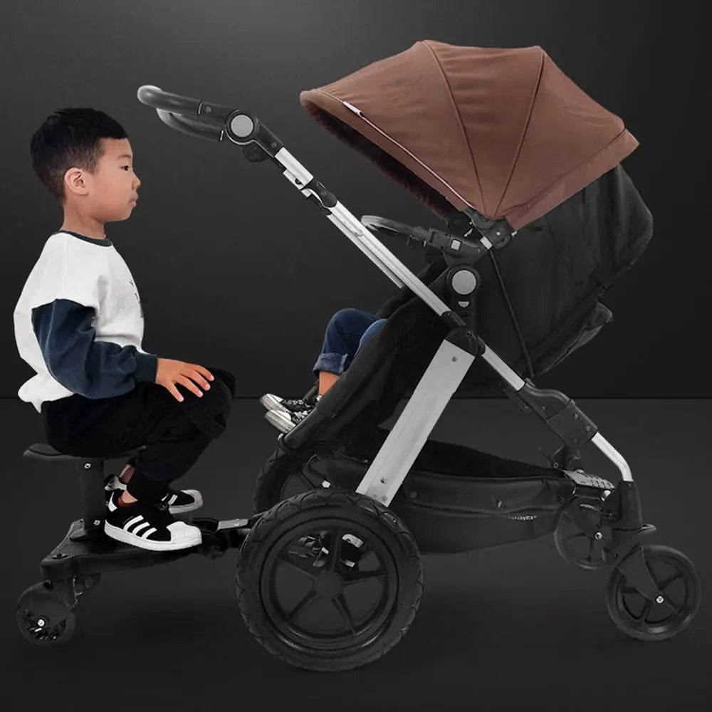 2 in 1 Sit and Stand Stroller Pedal Adapter Creative Universal Strollers Step Board Adapter Comfort Convenient