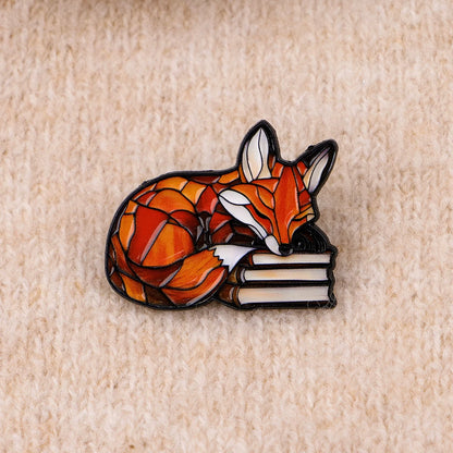 Jesus Heals Enamel Pin Cartoon Fox Brooch For Coat Funny Quote Series Brooches Fashion Lapel Badges Jewelry Gift for Friends