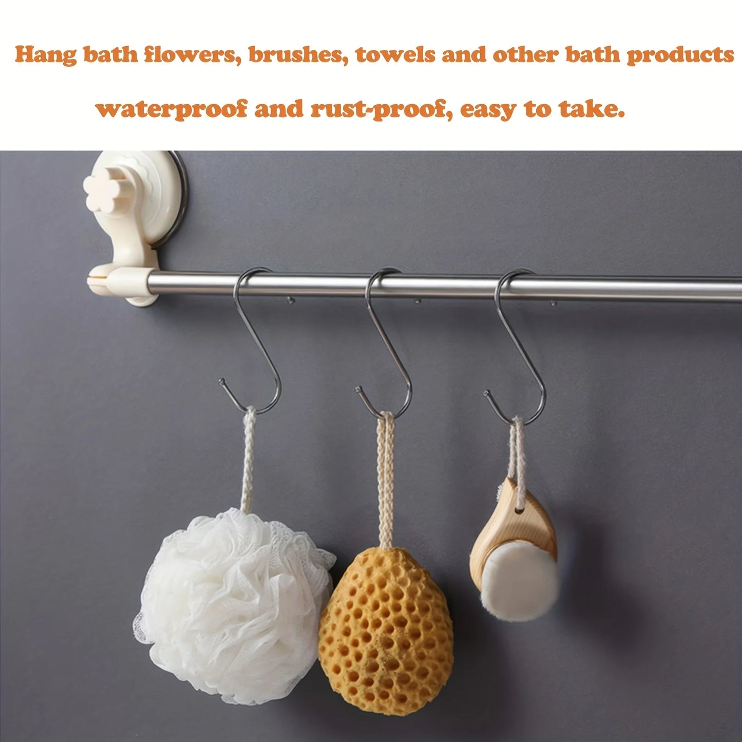 60/20pcs Heavy-Duty Stainless Steel S-Hooks - For Kitchen, Garden, Wardrobe & Plant Organization - Utility Hooks, Party