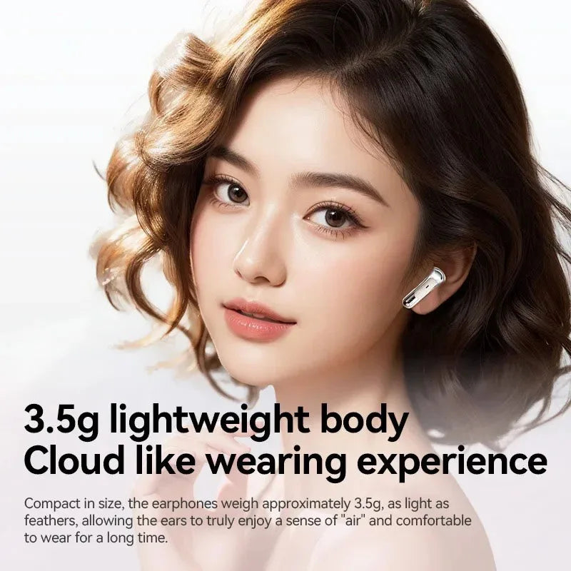 E20 ENC Wireless Earbuds InEar Bluetooth5.3 Stereo Sports Earphones Noise Reduction Headset With Mic LED Digital Display