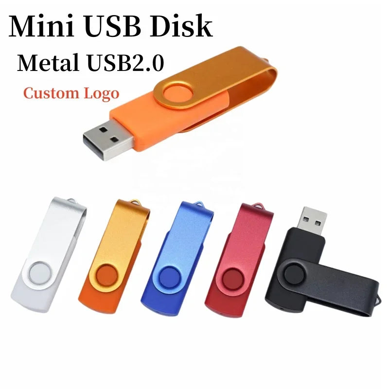 Engrave Gift USB Flash Pen Drive 2.0 4gb 8gb Memory Stick 128mb 16gb 32gb Pendrive for Business Mini Cle U Disk 64GB Memoria Usb