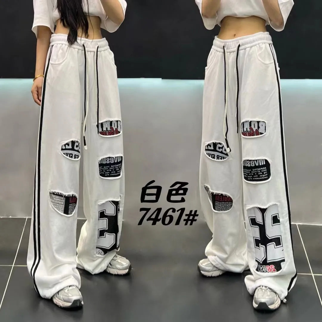 Original Design Sense Long Slacks 2025 Autumn New Fashionable Loose Casual Pants Ladies With Draped Straight Wide-Leg Trousers