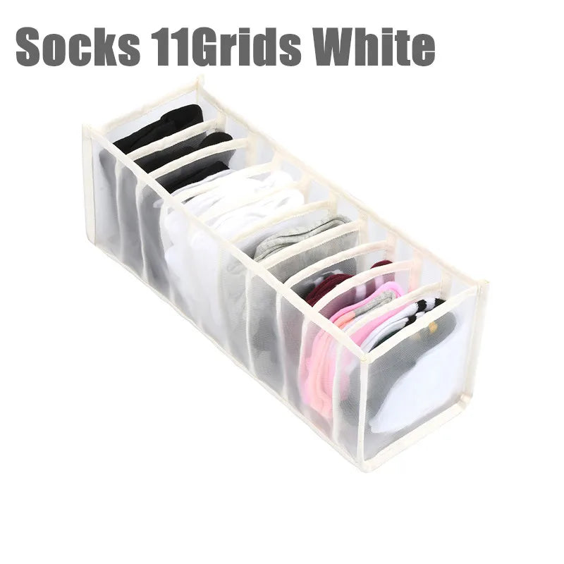 Clothing Storage Organizer Box Cabinets Drawer Jeans Organizer Underwear Pants T-Shirt Socks Storage Box Save Wardrobe Space