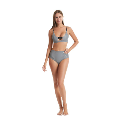 New Arrival Summer Reflective Colorful Bras Women Sexy Hollow Out Swimwear Bra Harajuku Beach Clothing Ropa De Mujer