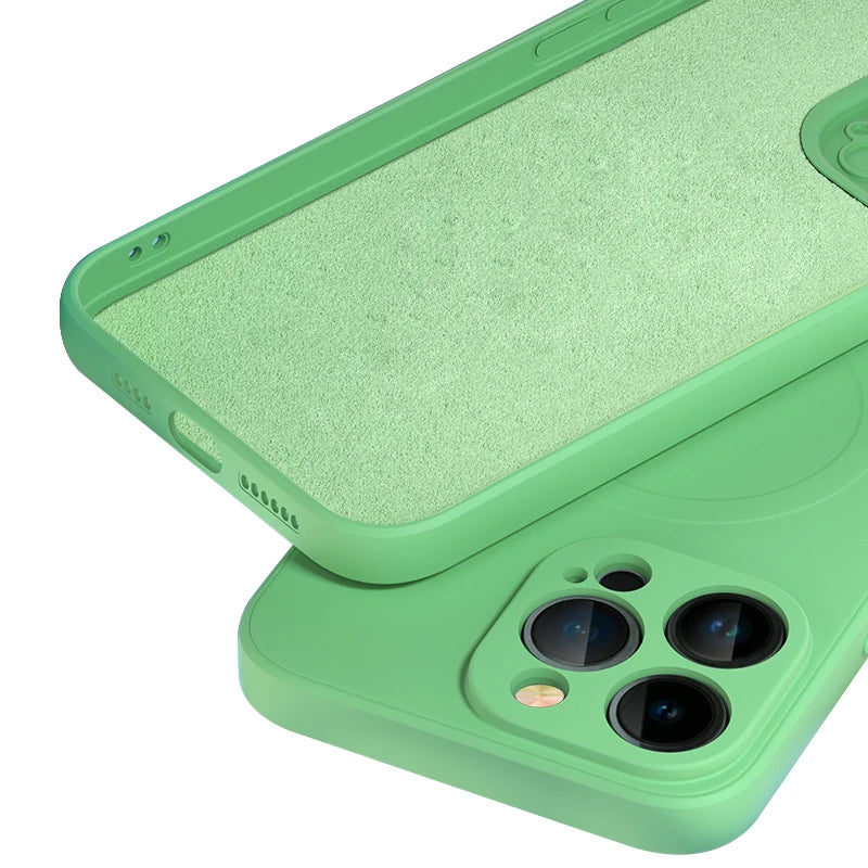Original Liquid Silicone Shockproof Case For Xiaomi Mi 14 13 13T 12 12T 11T 10T 10 11 Lite Pro Square Fluff Bumper Soft Cover