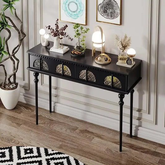 Modern Luxury Corner Table Living Room Vintage Design Style Console Tables Entrance Simple Consolle ingresso Home Furniture
