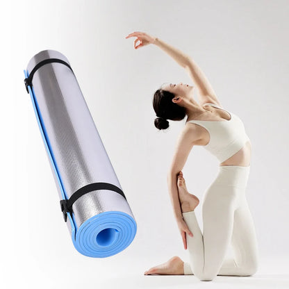 6/8/10mm Thick EVA Yoga Mat Waterproof Moisture-proof Outdoor Non-Slip Durable Camping Picnic Mat Exercise Gym Fitness Workout