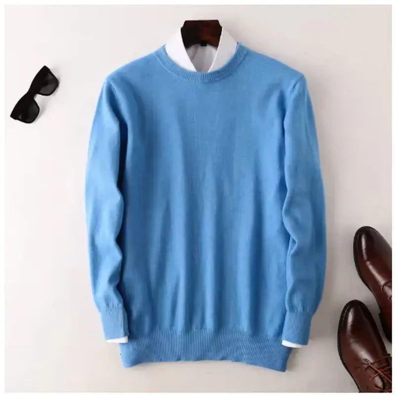 Cashmere Sweater Men Pullover 2025 Autumn Winter Soft Warm Jersey Hombre Jumper Pull Homme Knitted Sweaters