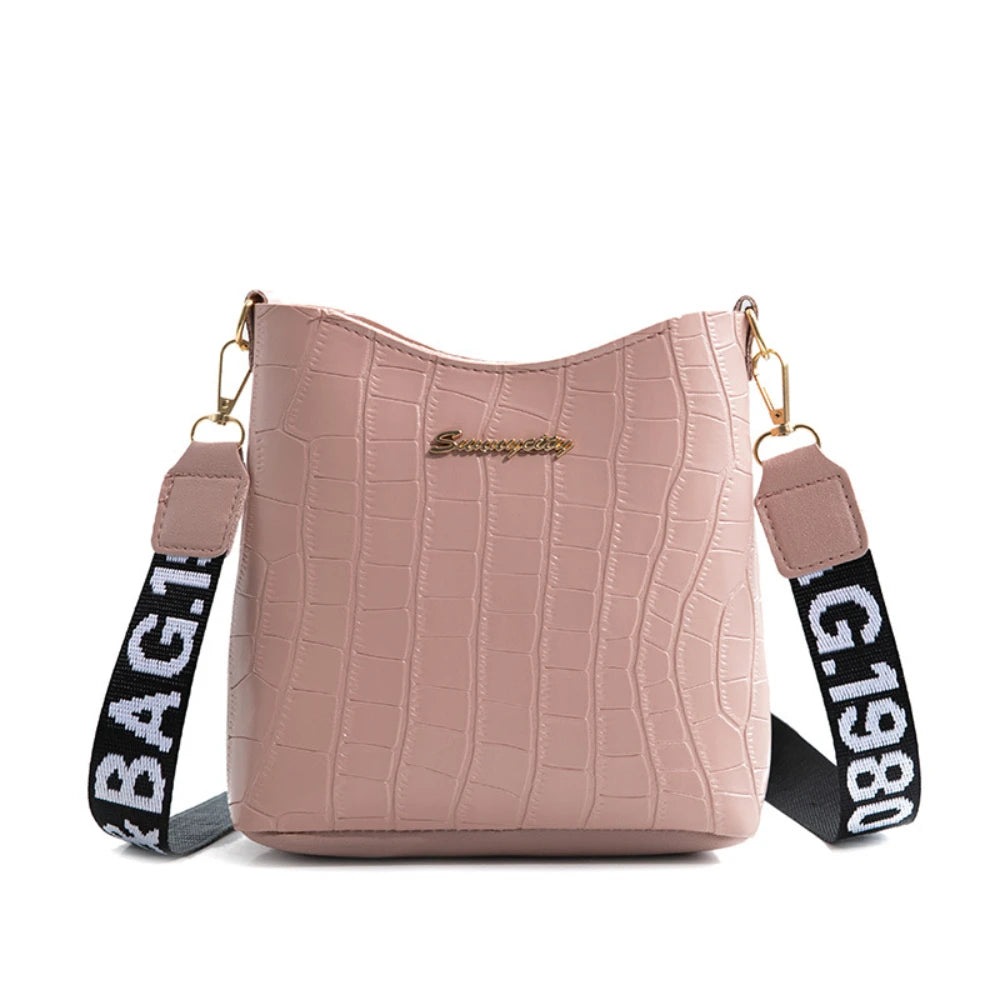 Women Single Shoulder Bag Large Capacity Trend Crossbody Bag Fashionable Hundreds of Bucket Bag