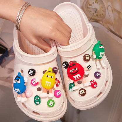Child shoe accessories cartoon shoes three-dimensional flower decoration buckle shoe buckle brand trend detachable accessories