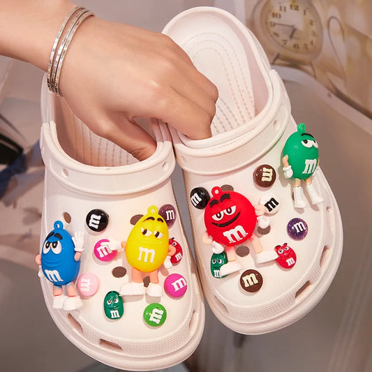 Child shoe accessories cartoon shoes three-dimensional flower decoration buckle shoe buckle brand trend detachable accessories