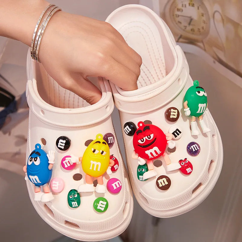 Child shoe accessories cartoon shoes three-dimensional flower decoration buckle shoe buckle brand trend detachable accessories