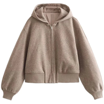 Winter Women's Versatile Slim Fit Soft ort Pilot Jaet Coat 048 73 Casual Sli Outerwear for Ladies