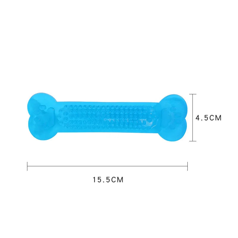 Pet Bone-shaped Chewing Toys Dogs Used For Teeth Cleaning Training Rubber Toothbrush Sticks