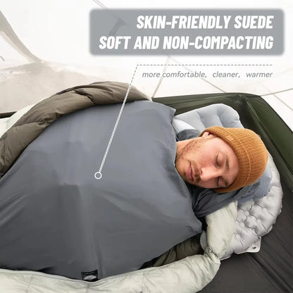 Ultralight Sleeping Bag Liner Warm Nylon Sleeping Bags Single Travel Hotel Inner Liner Camping Sheet Travel Hiking Camping