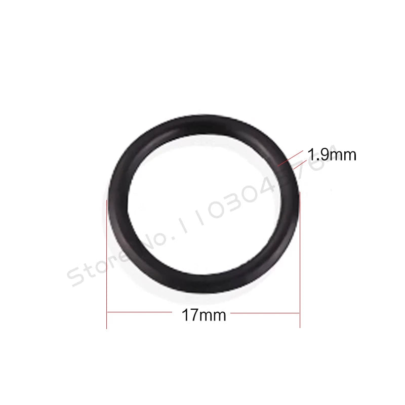 10pcs/lot G1/4 Universal Water Cooling Fitting Rubber Ring Seal Silica Gel O-Ring Black Luminous