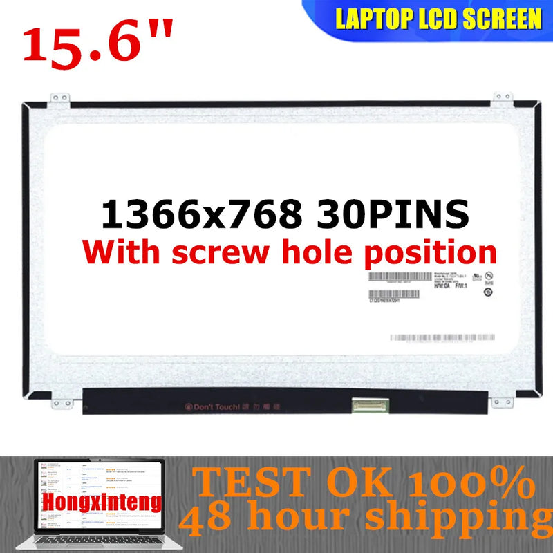 B156XTN04.4 N156BGE-E43 For DELL INSPIRON 15 3000 Laptop Lcd Screen 15.6INCH Lcd Matrix 1366*768 30PINS Compatible Model